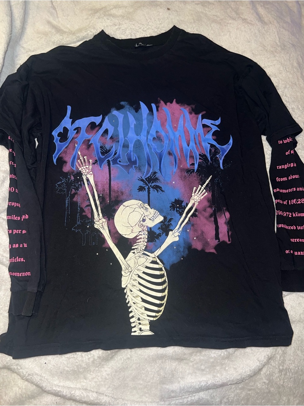 Boo boo man long sleeve shirt men size large